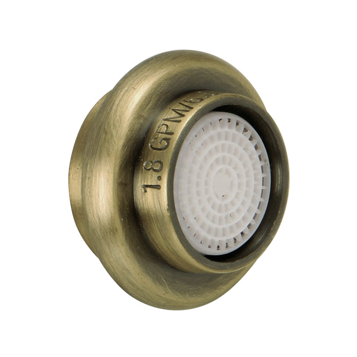Kingston Z18KSSA1993 1.8 GPM Female Aerator, Antique Brass