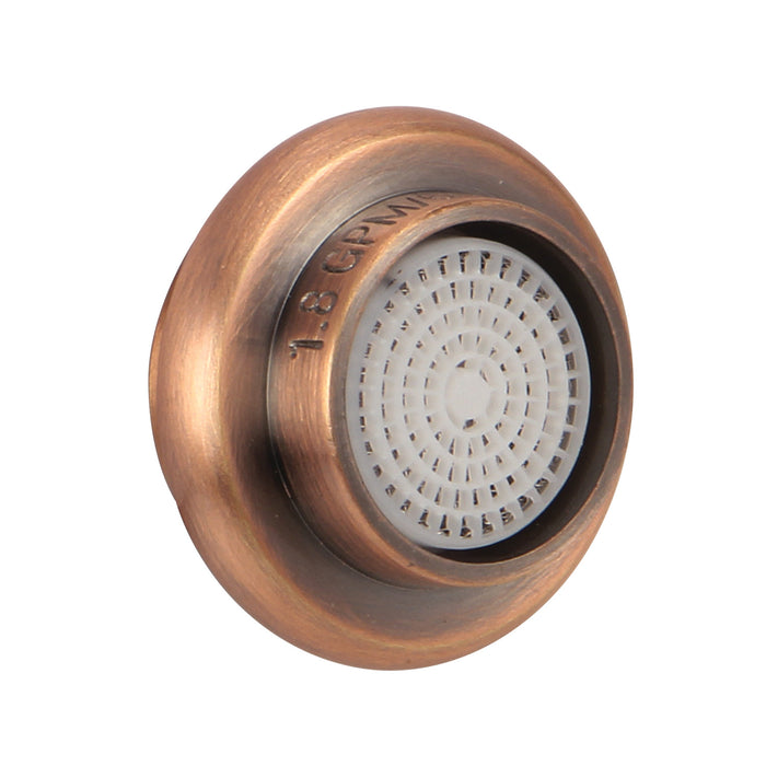 Kingston Z18KSSA199AC 1.8 GPM Female Aerator, Antique Copper