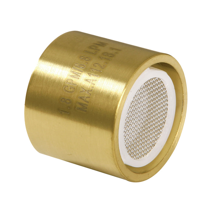 Cal Green Z18KSSA8727 1.8 GPM Female Aerator, Brushed Brass