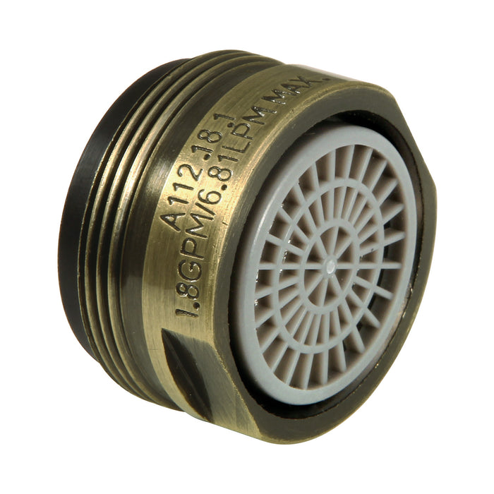 Kingston Cal Green Z18KSSA883AB 1.8 GPM Male Aerator, 15/16 Inch-27 UNS, Antique Brass
