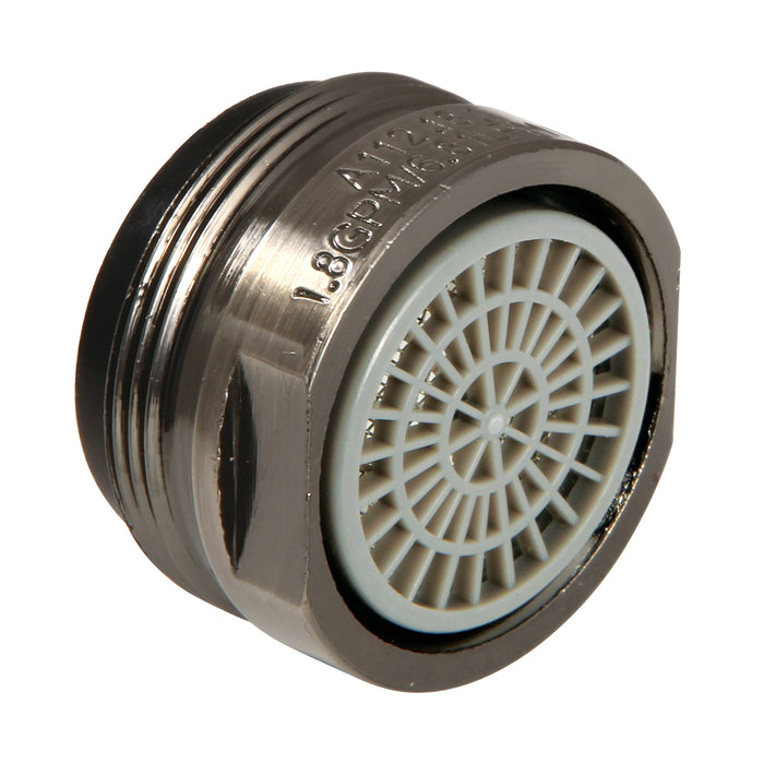 Kingston Cal Green Z18KSSA883VN 1.8 GPM Male Aerator, 15/16 Inch-27 UNS, Black Stainless