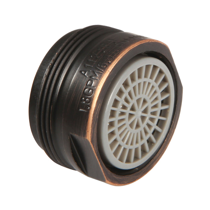 Kingston Cal Green Z18KSSA886 1.8 GPM Male Aerator, 15/16 Inch-27 UNS, Naples Bronze